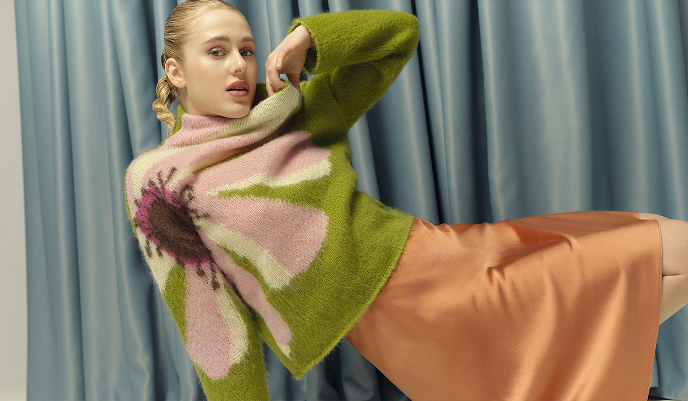 IBlues FW24 Outerwear Knitwear Isobel Marina Rinaldi